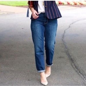 Talbots Women's Flawless 5-Pocket Boyfriend Jeans Ladies Size 8 Petite